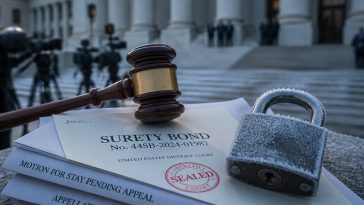President Trump Scores Stay, $83M Carroll Judgment Frozen