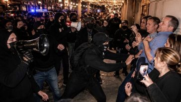 Antifa Mob Attacks Outside Hotel Where FBI Director Kash Patel Was Reported