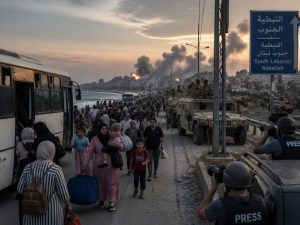 Netanyahu Orders Tyre Evacuation as IDF Push to Create Buffer