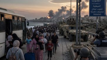 Netanyahu Orders Tyre Evacuation as IDF Push to Create Buffer