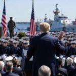 President Trump Commands Coast Guard Cadets and Slams Campus Guilt