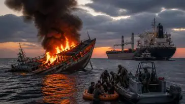 Hormuz Chaos: Ship Seized Toward Iran as Indian Dhow Sinks