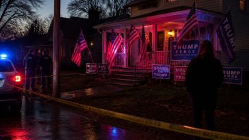 Army Veteran Known for Pro-Trump Yard Beaten to Death at His Door