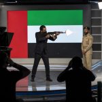Iran State TV Host Hossein Hosseini Fires AK‑47 at UAE Flag