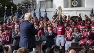 Trump Honors 16-0 Indiana Hoosiers; Heisman QB Mendoza at Raiders