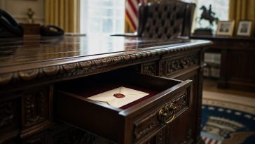 Trump’s Secret Letter for Vice President JD Vance in Resolute Desk