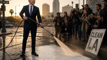 Spencer Pratt pressure-washer ad and fundraising surge rattles LA