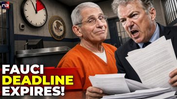 Urgent: Fauci FINAL DAY Panic as Rand Paul Warns DOJ Window SLAMS SHUT Tonight