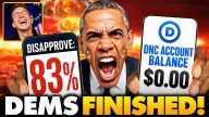 Leaked Report Just Proved DNC is BROKE! Dems PANIC With Lowest Approval Ratings in History…