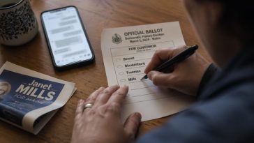 Governor Janet Mills Still on Maine Ballot as Platner Texts Leak