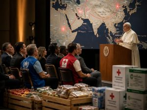 Pope Leo XIV: Fight Hunger Now to Stop Forced Migration