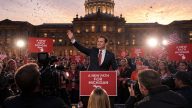 President Donald Trump Backs John James, GOP Rallying in Michigan