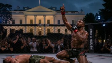 Mauricio Ruffy KOs Michael Chandler, Quotes John 3:16 on South Lawn