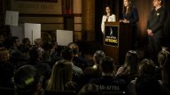 FCC Commissioner Anna M. Gomez Joins Rally Against Paramount Skydance Merge