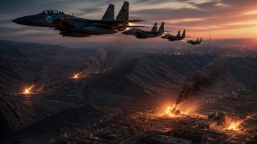 Israel Strikes Iranian Military Sites After Missile Salvo