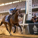 Golden Tempo Skips Preakness, Charges From 12 Lengths to Belmont Win