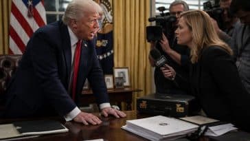 President Trump Erupts at Kaitlan Collins Over $1.8B DOJ Fund