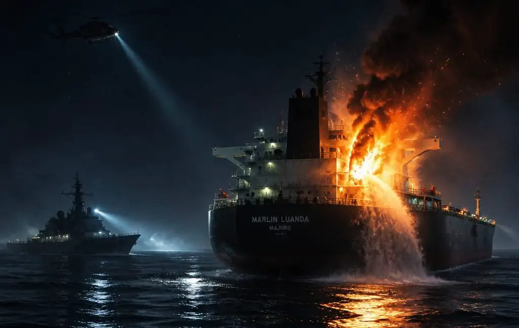 CENTCOM Hellfire Disables Sanctions‑Busting Tanker Bound for Iran