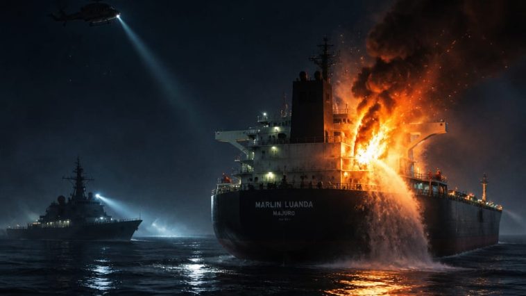 CENTCOM Hellfire Disables Sanctions‑Busting Tanker Bound for Iran