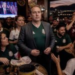 Senator Mark Kelly Roasted for Mexico Jersey at Tucson Watch Party