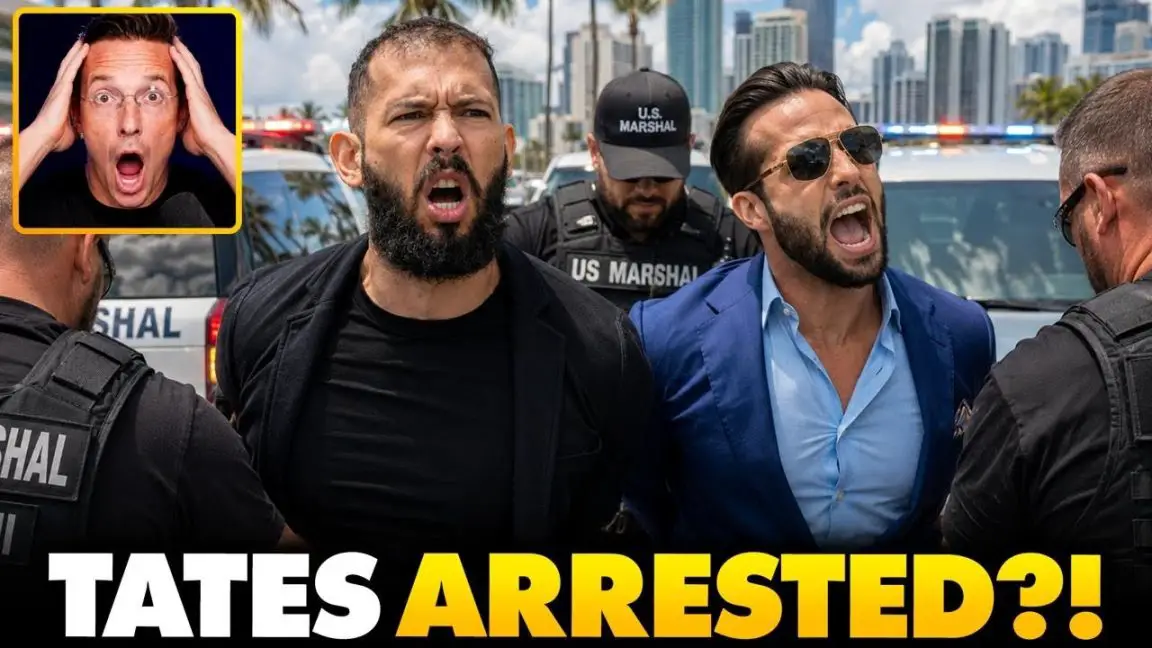 Andrew Tate ARRESTED On-Camera In Miami With Brother | EXTRADITED to U.K. After NEW British Charges…