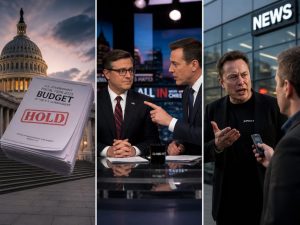 Thune Holds GOP Budget, Warner's Voter-ID Flop, Musk Dunks Media