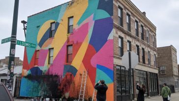 Chicago Mural of Slain Ukrainian Woman Scrubbed for Abstract Cover-Up