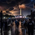 President Donald Trump Reopens National Mall, Rally Resumes