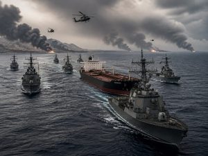 Trump Declares Blockade, Charges for Safety to Secure Hormuz