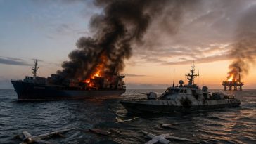 Zelensky Strikes Iranian Supply Ships in Caspian, Raising War Fears