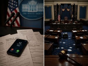 President Donald Trump Slams GOP Senate as Thune Says Get the Votes