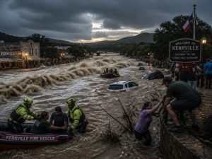 NWS Warns Deadly Flood Wave on Guadalupe River: Move to Higher Ground