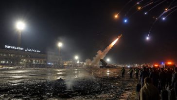 Houthis Threaten More Strikes After Sanaa Airport Blast