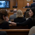 Erika Kirk Hands Tissue to Stranger During Murder Hearing