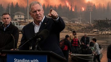 Prime Minister Mark Carney Blames U.S. as Canadian Communities Burn