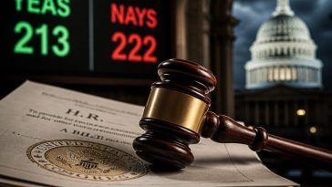 House Passes Clean CR to Dec 4, Thune Faces Shutdown Test