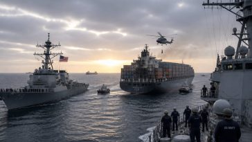 CENTCOM: Strait of Hormuz Open After Trump Orders Strikes