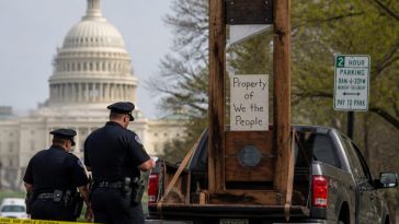 Parking Ticket Uncovers Guillotine Near Capitol, Driver Arrested