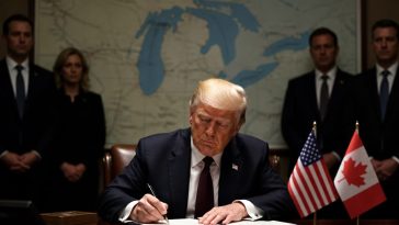 President Donald Trump Orders Lake Ontario Renamed Lake America