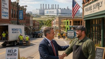 AI Data Center Turns Ghost Town into Boomtown in Ellendale