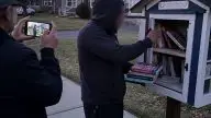 Viral Clip Shows Woman Swapping Little Free Library Books — Unverified