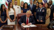Trump Signs EO for Military Spouse Commission, Hegseth to Lead