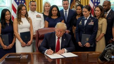 Trump Signs EO for Military Spouse Commission, Hegseth to Lead