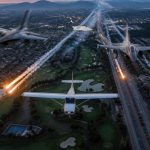 F-16s Drop Flares to Stop Planes Violating President Donald Trump TFR