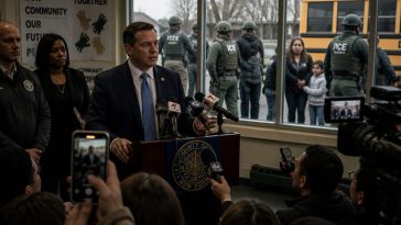 Sen. Chris Murphy Calls Border a Fake Problem as ICE Raids Danbury