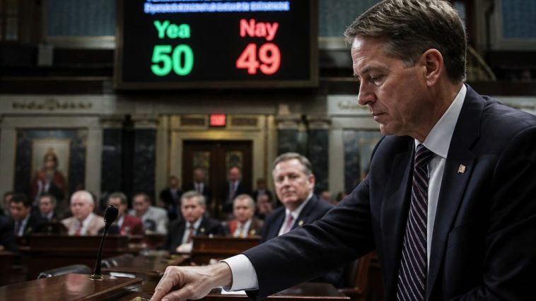 Cassidy Breaks Tie to Confirm AG Blanche, Calls Vote a Gray Area