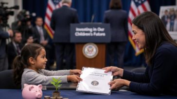 President Donald Trump Launches Foster Accounts; Governors, Opt In