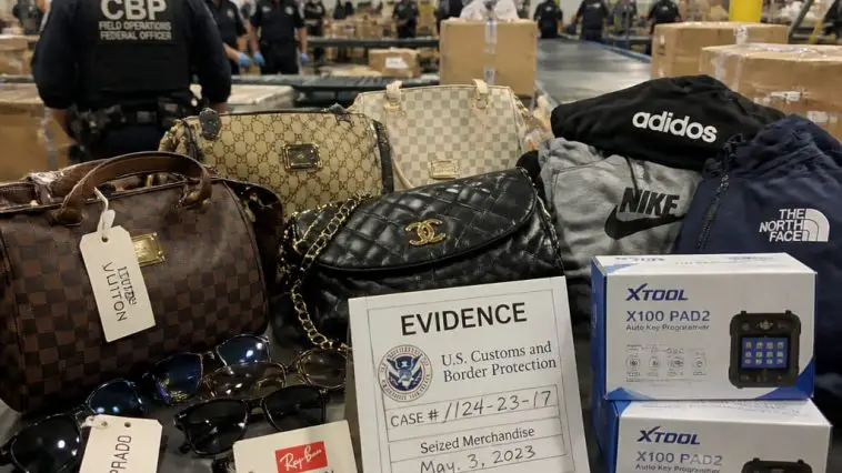 Houston CBP Seizes $3.7M in Fake Louis Vuitton, Links to Crime