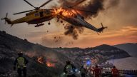 Chaos Over Athens: Helicopters Collide Fighting Wildfire, 2 Dead
