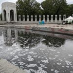 Vandals Douse WWII Memorial With Soap and Spray Paint Graffiti